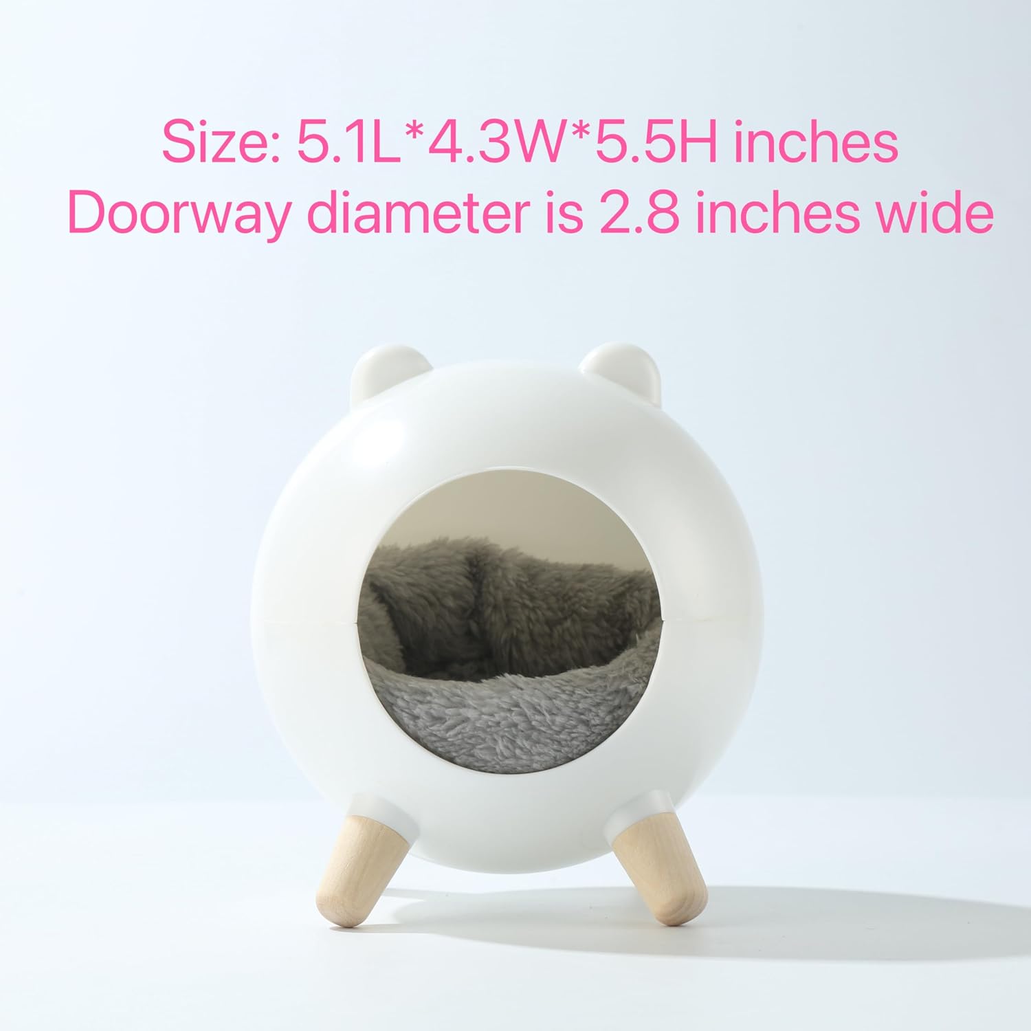 Modern White Hamster Hideout - Hình 2